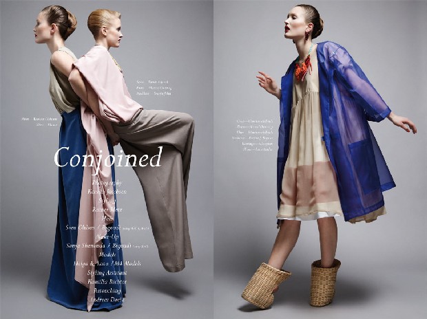 Photographyy Kerstin Jacobsen, Styling Rainer Metz, Hair Sven Ohlsen/ Bigoudi, Models Helga & Lena/ M4 Models, Styling Assistant Kamilla Richter, Retouching Adreas Doria