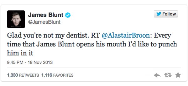 30 Reasons Why James Blunt Won At Twitter In 2013 | The Poke_-3