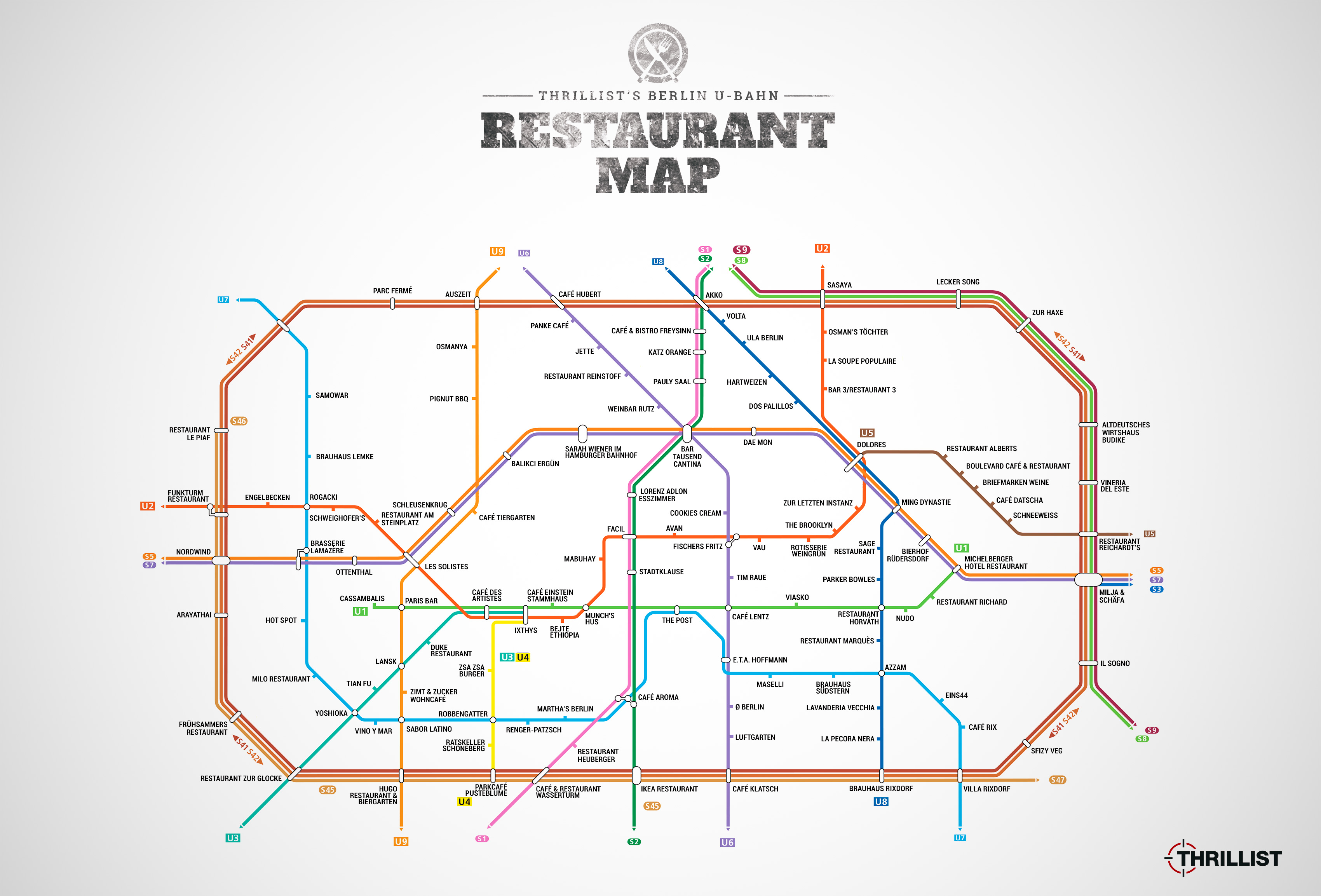 restaurant map