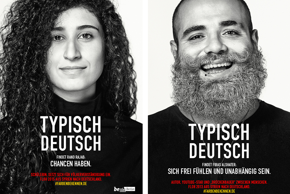 "Typisch Deutsch" - Mit dieser Plakatkampagne gibt der Senat Gefl...