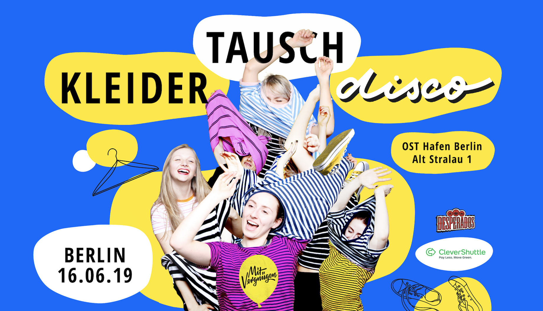 Sonntag, 16.06. Kleidertausch Disco Club OST Mit Vergnügen Berlin