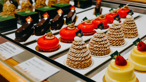 Törtchen im Café Komine