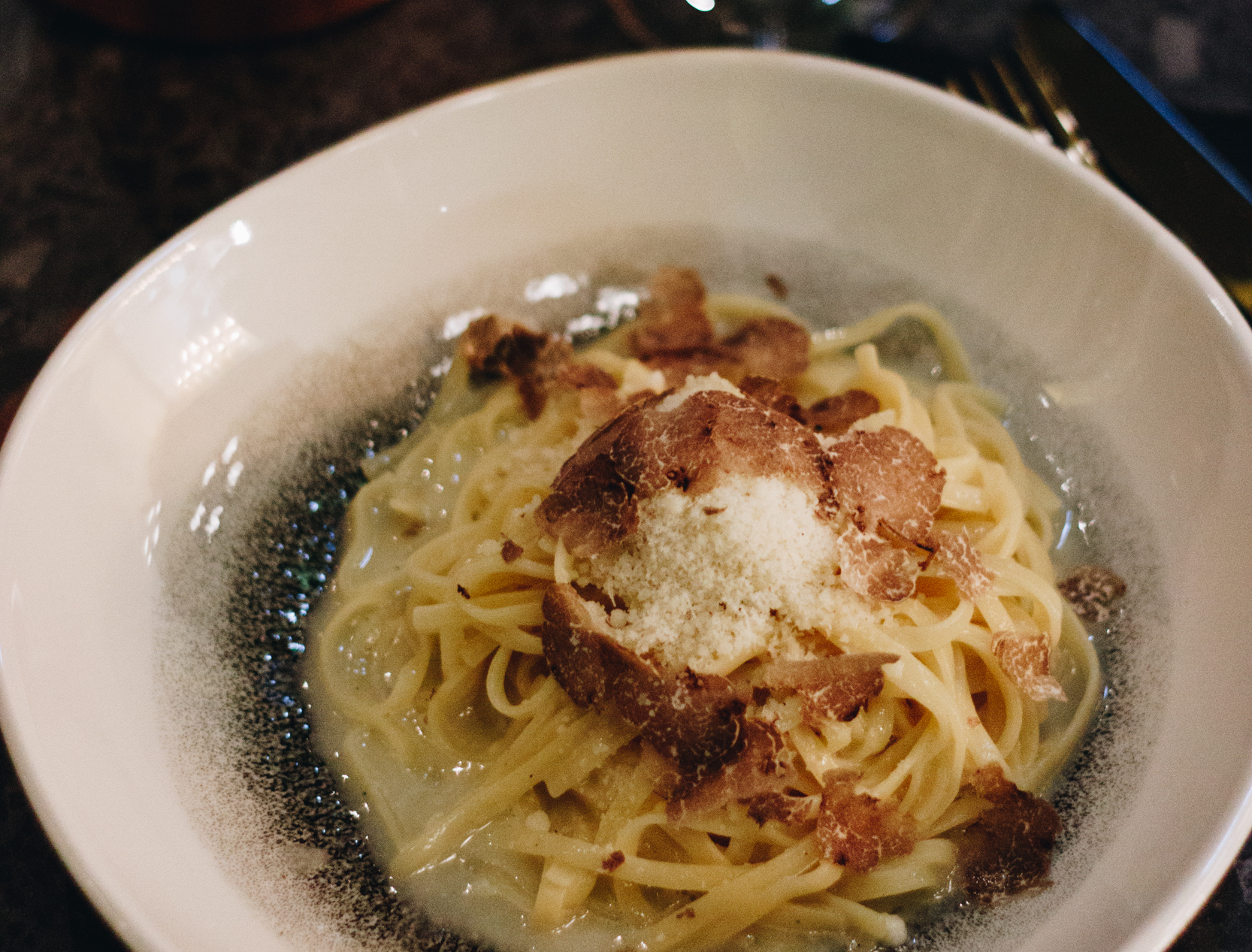Hausgemachte Pasta essen im Mani in Pasta Restaurant Mit Vergnügen Berlin