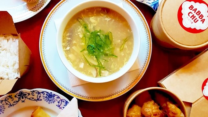 Chinesisches Take-Out-Essen von Babba Chu